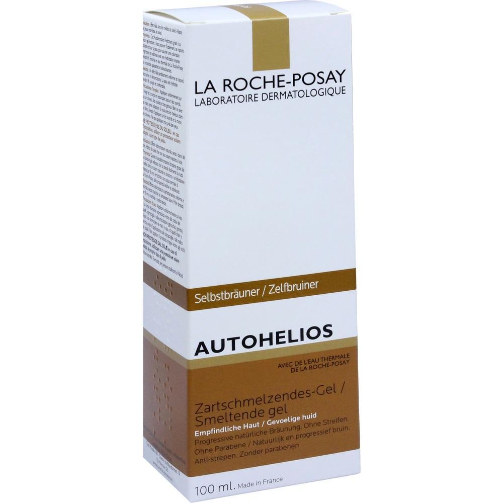 Eine braun-wei&szlig;e Schachtel eines Selbstbr&auml;unungsprodukts von La Roche-Posay.