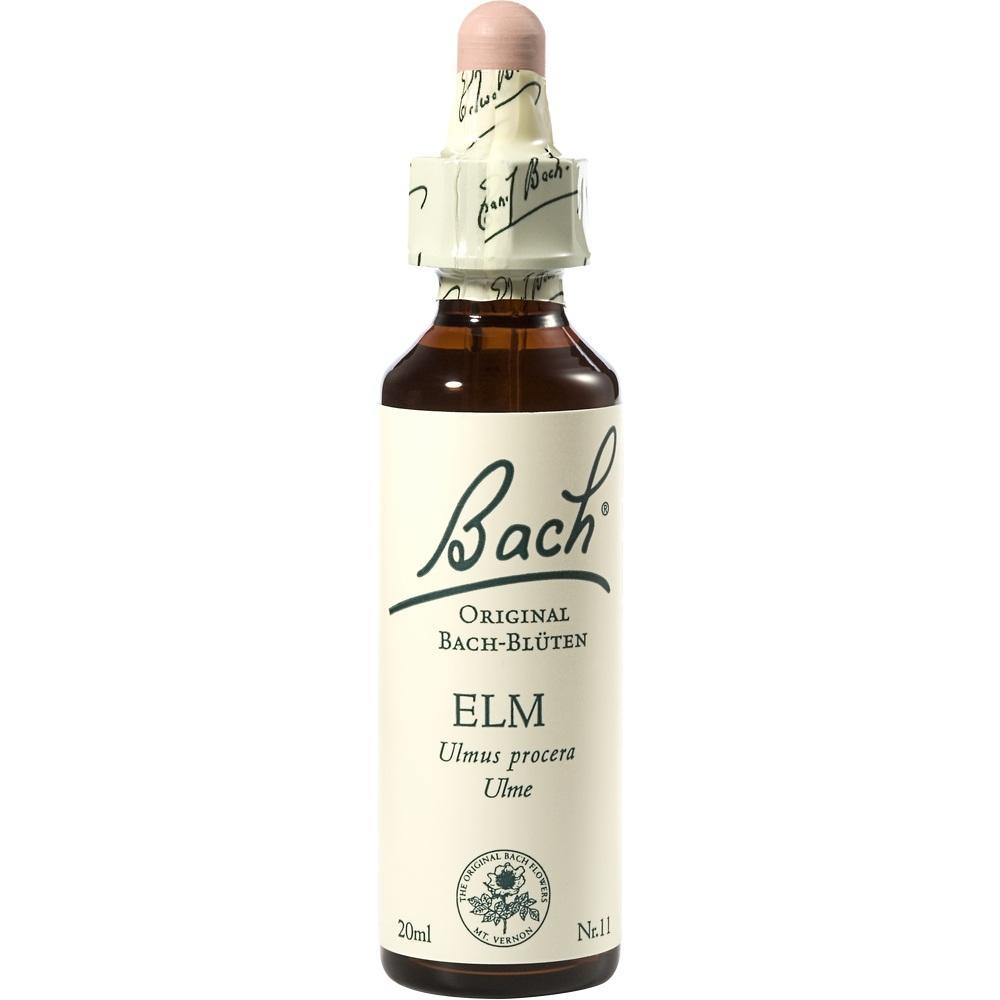 Das Bild zeigt eine Flasche Bach-Bl&uuml;ten-Essenz mit der Aufschrift "Elm".