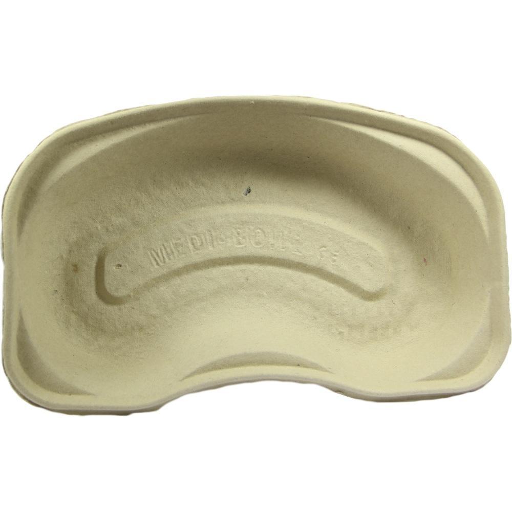 Nierenf&ouml;rmige Schale aus Pappmach&eacute;, oft im medizinischen Bereich verwendet.