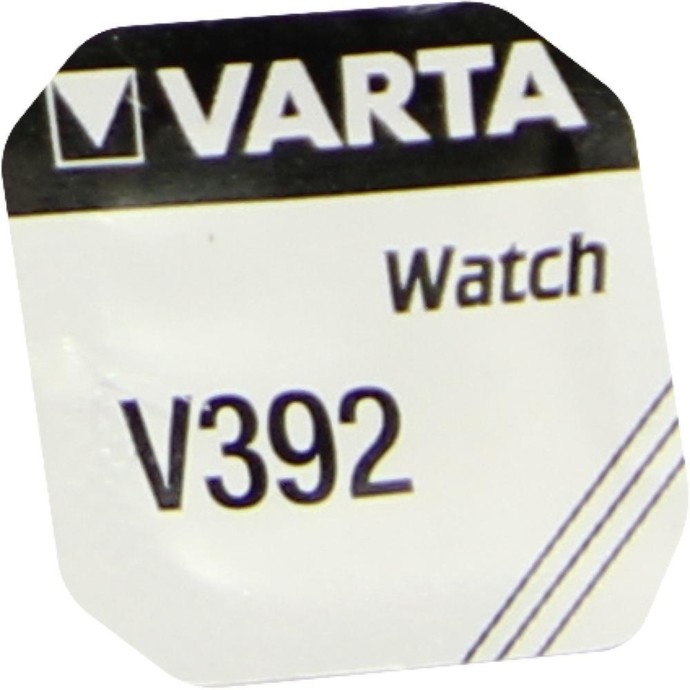 Etikett mit der Aufschrift: VARTA, Watch, V392.