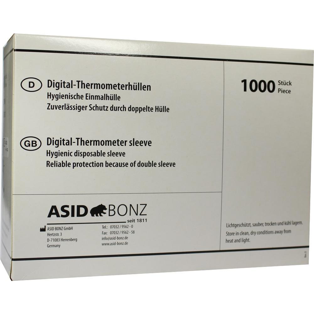 Eine Packung mit 1000 hygienischen Einmalh&uuml;llen f&uuml;r digitale Thermometer.