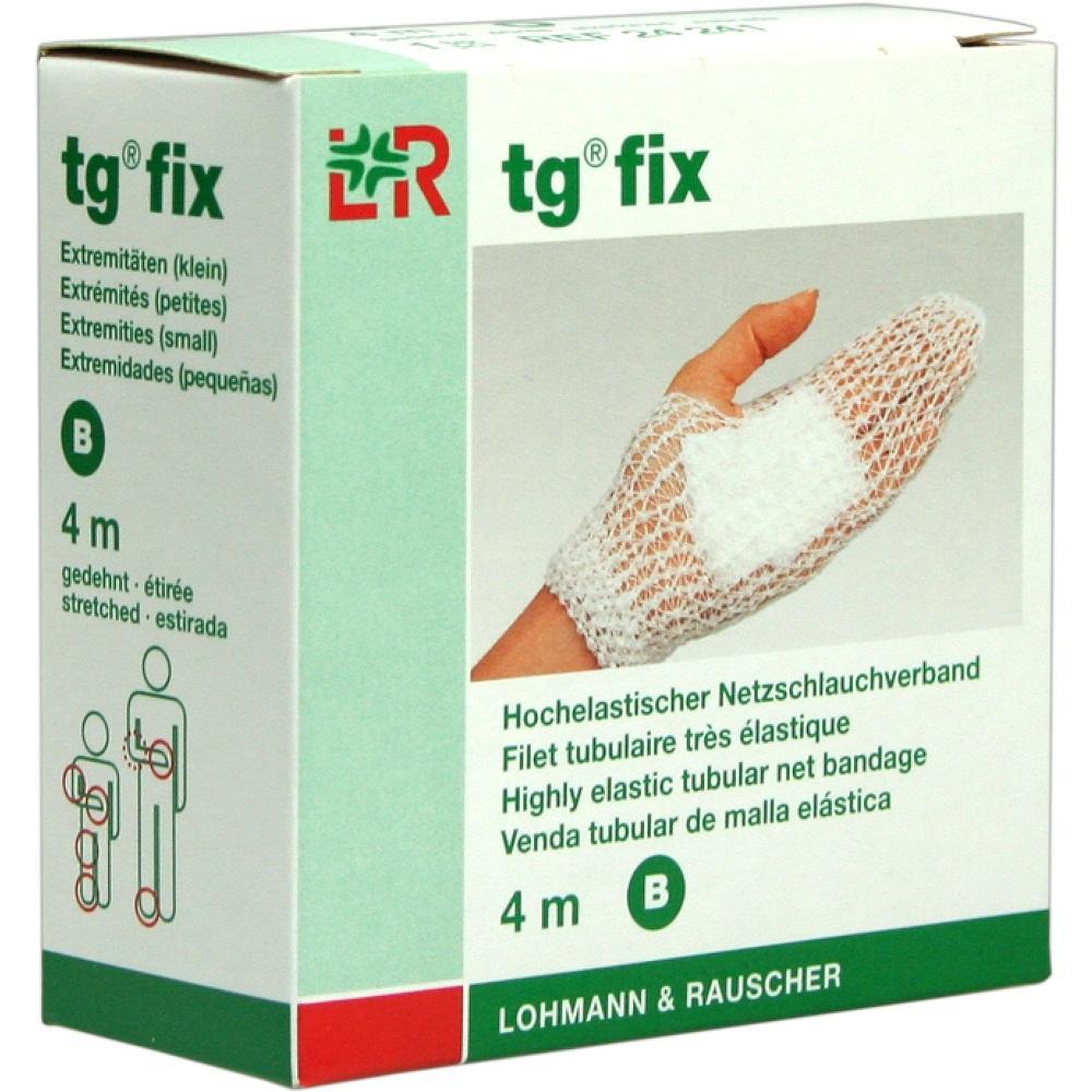 Eine Packung mit elastischem Netzschlauchverband für Hände.