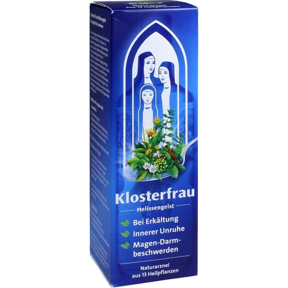 Blaue Packung mit Klosterfrau-Logo und Hinweis auf pflanzliches Heilmittel bei Erkältung.