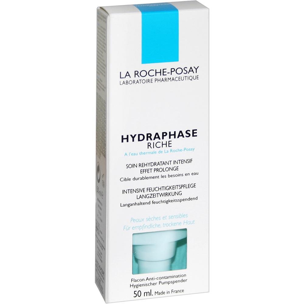 Wei&szlig;e Verpackung einer Feuchtigkeitscreme von La Roche-Posay mit blauem Logo.