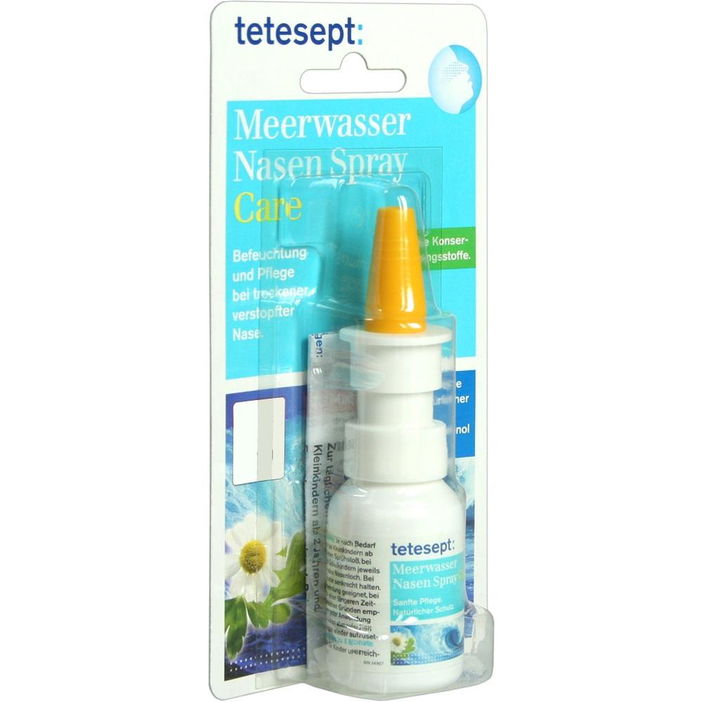 Nasenspray mit Meersalz für die Pflege bei verstopfter Nase.
