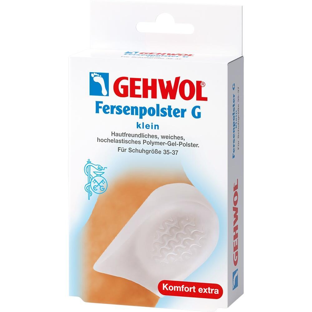 Verpackung von Gehwol Fersenpolster G für Schuhgröße 35-37.