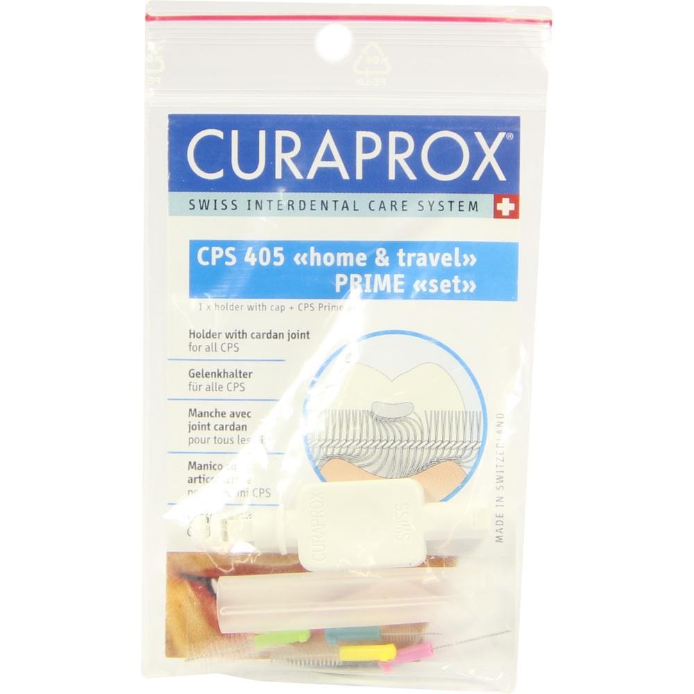 Interdentalb&uuml;rsten-Set von Curaprox in einer Verpackung f&uuml;r zuhause und unterwegs.