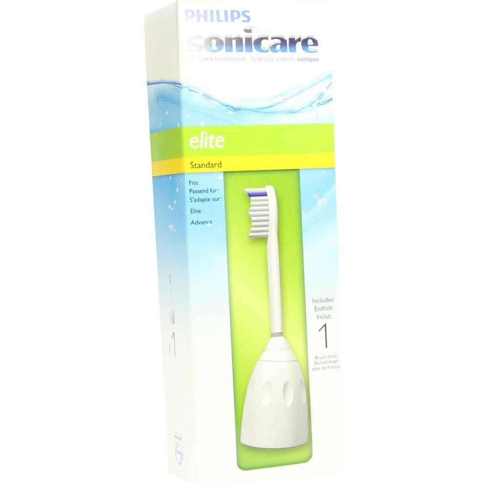 Verpackung eines Philips Sonicare Ersatzbürstenkopfs für elektrische Zahnbürste.