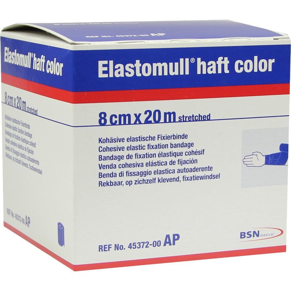 Eine Schachtel mit elastischem Fixierbinde-Produkt Elastomull.