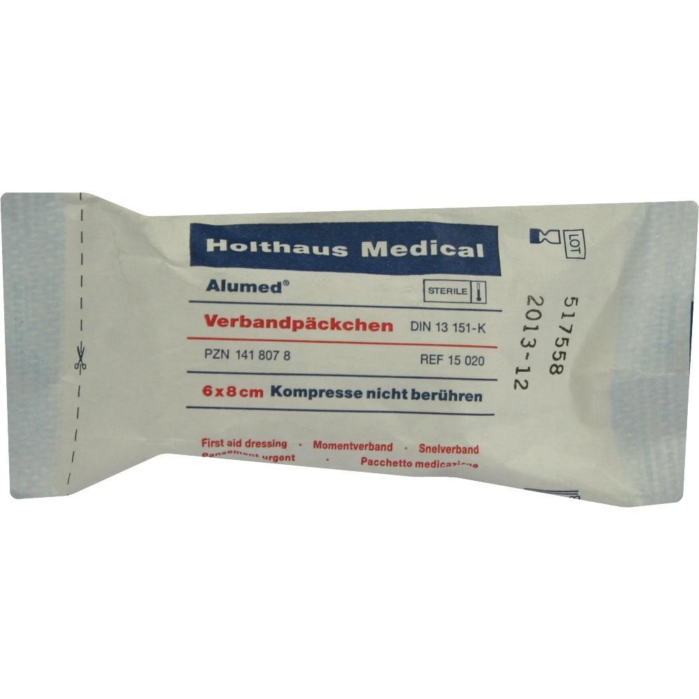 Verbandp&auml;ckchen von Holthaus Medical in steriler Verpackung.