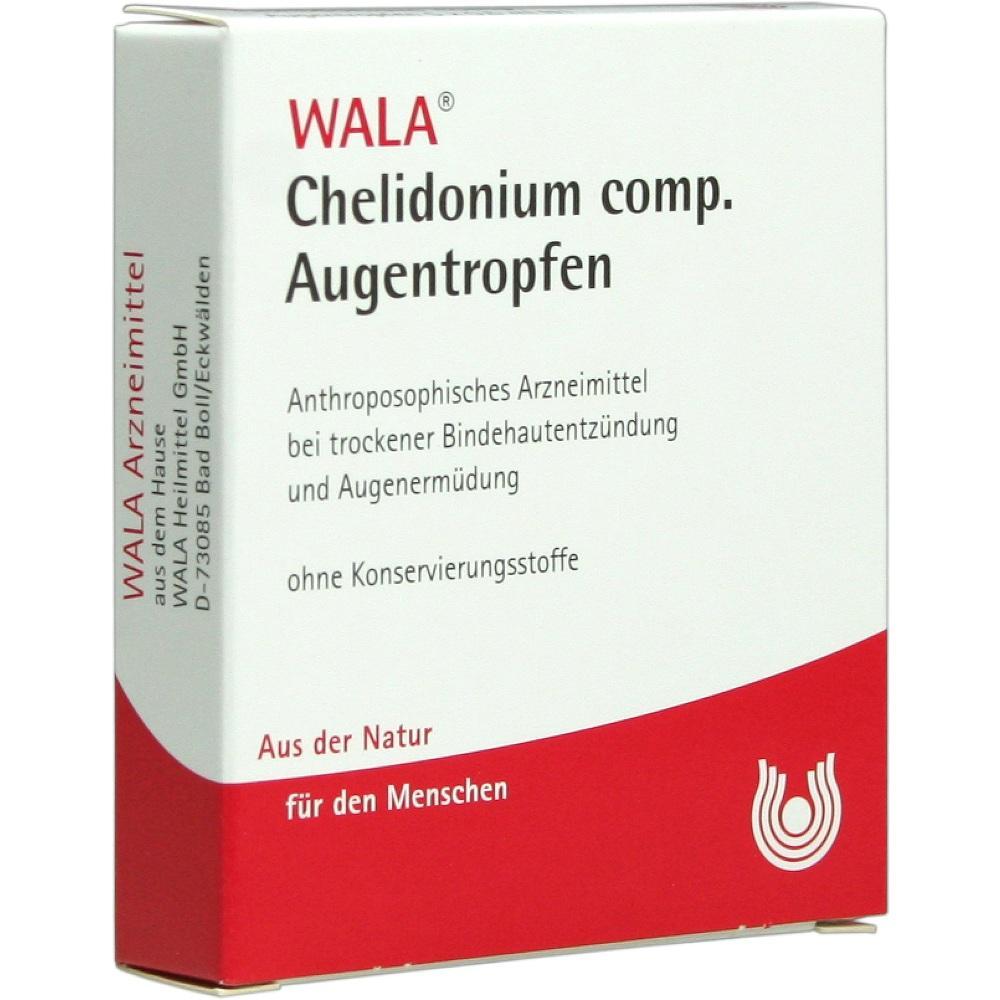 Verpackung von nat&uuml;rlichen Augentropfen ohne Konservierungsstoffe.