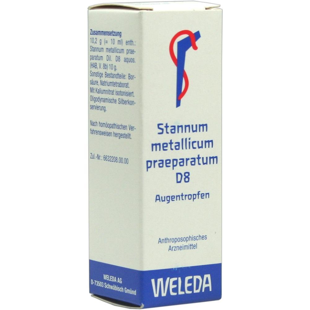 Weiße Verpackung für homöopathische Augentropfen von Weleda.
