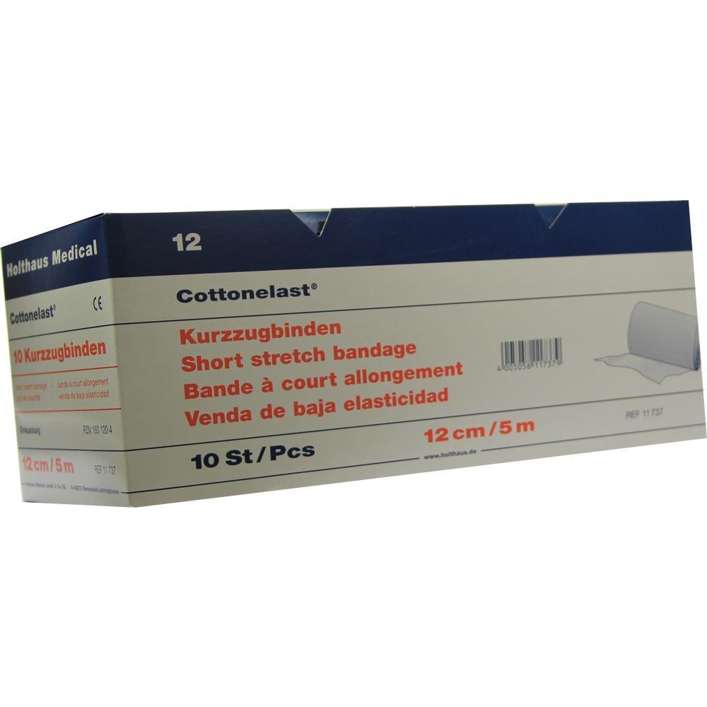 Eine Box mit Kurzzugbinden von Holthaus Medical.