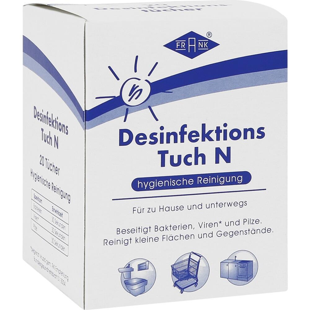Eine Packung Desinfektionstücher für hygienische Reinigung.