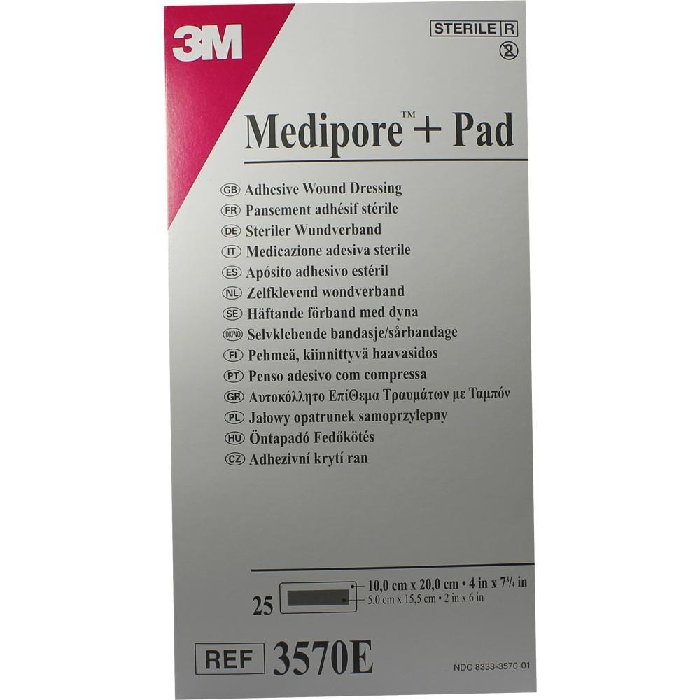 Verpackung eines sterilen Wundverbandes von 3M in verschiedenen Sprachen.