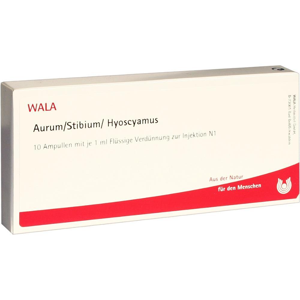 Schachtel mit Ampullen der Marke WALA f&uuml;r Injektionen.