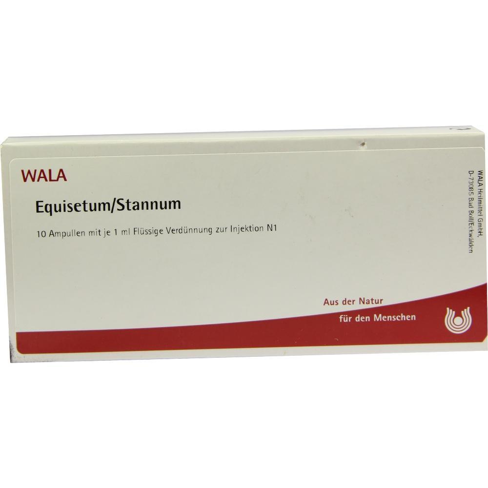 Packung mit 10 Ampullen einer flüssigen Verdünnung zur Injektion von WALA.