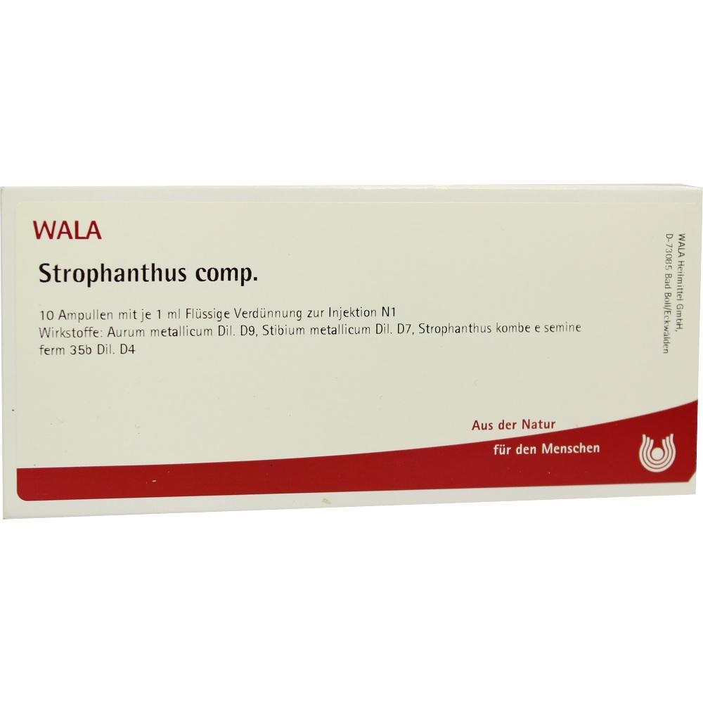 Eine Verpackung mit homöopathischen Injektions-Ampullen der Marke WALA.