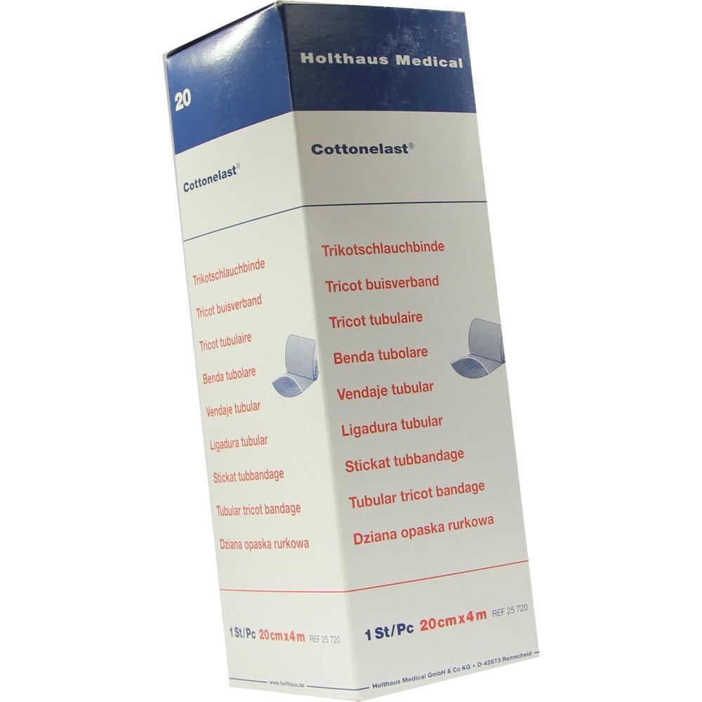 Eine Packung mit einem 4 Meter langen Schlauchverband von Holthaus Medical.