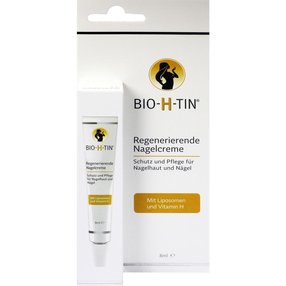 Eine Tube Nagelcreme von BIO-H-TIN für die Pflege von Nägeln und Nagelhaut.