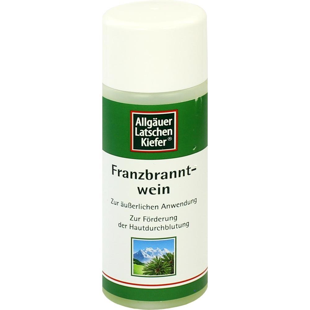 Eine Flasche Franzbranntwein zur F&ouml;rderung der Hautdurchblutung.