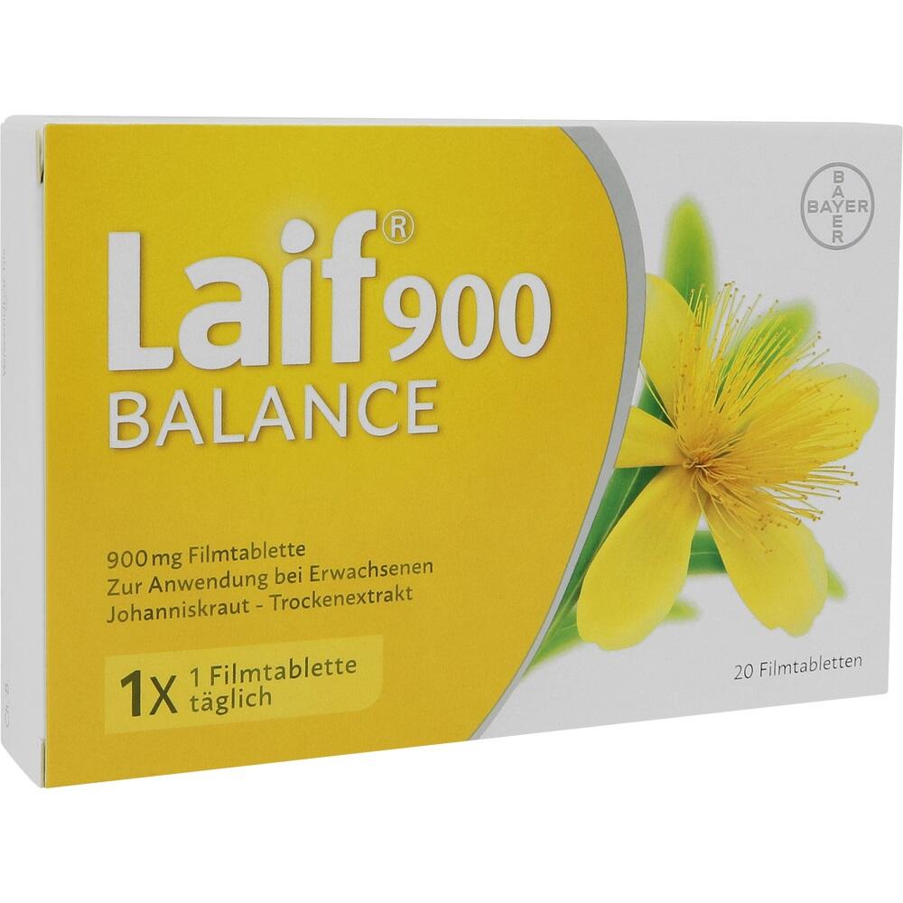 Eine Packung Laif 900 Balance mit einer gelben Blume darauf.