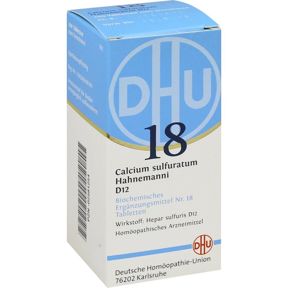 Eine Packung homöopathischer Tabletten der Marke DHU mit blauer Aufschrift.