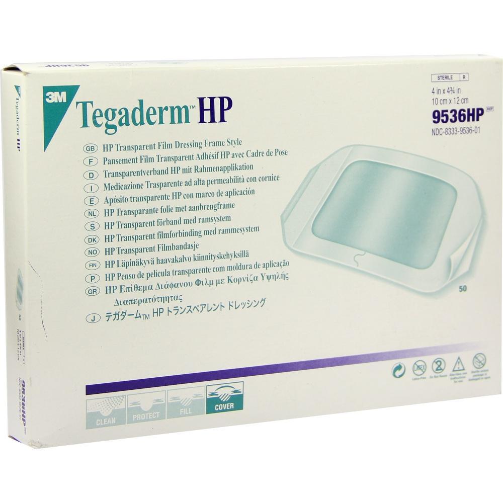 Eine Verpackung von 3M Tegaderm HP Folienverband.
