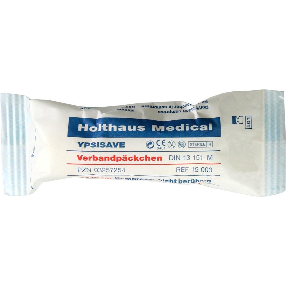 Ein verpacktes Verbandsp&auml;ckchen von Holthaus Medical.