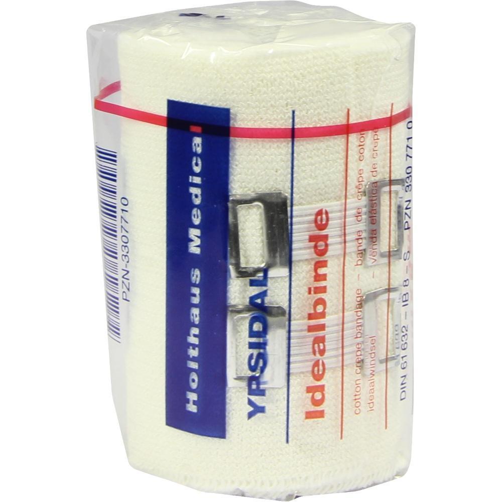 Eine wei&szlig;e Rolle Verbandsmaterial in Plastikverpackung.