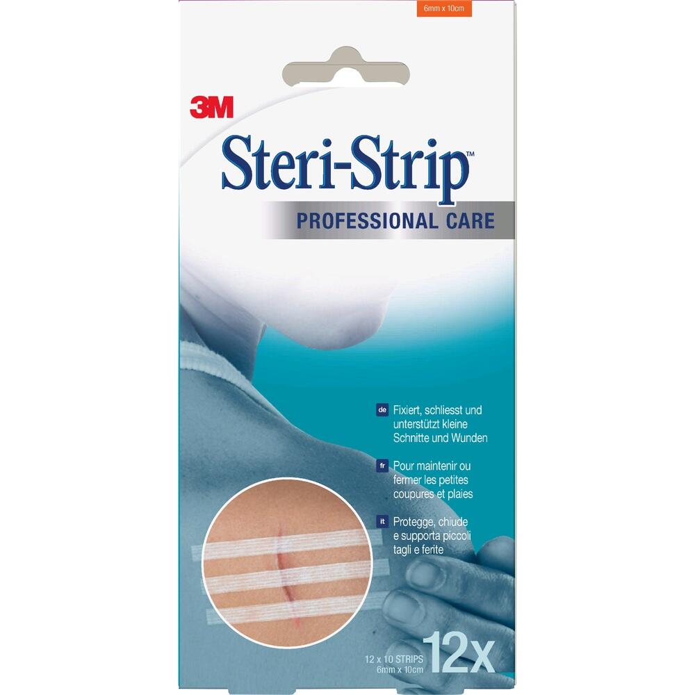Verpackung von 3M Steri-Strip für Wundversorgung.