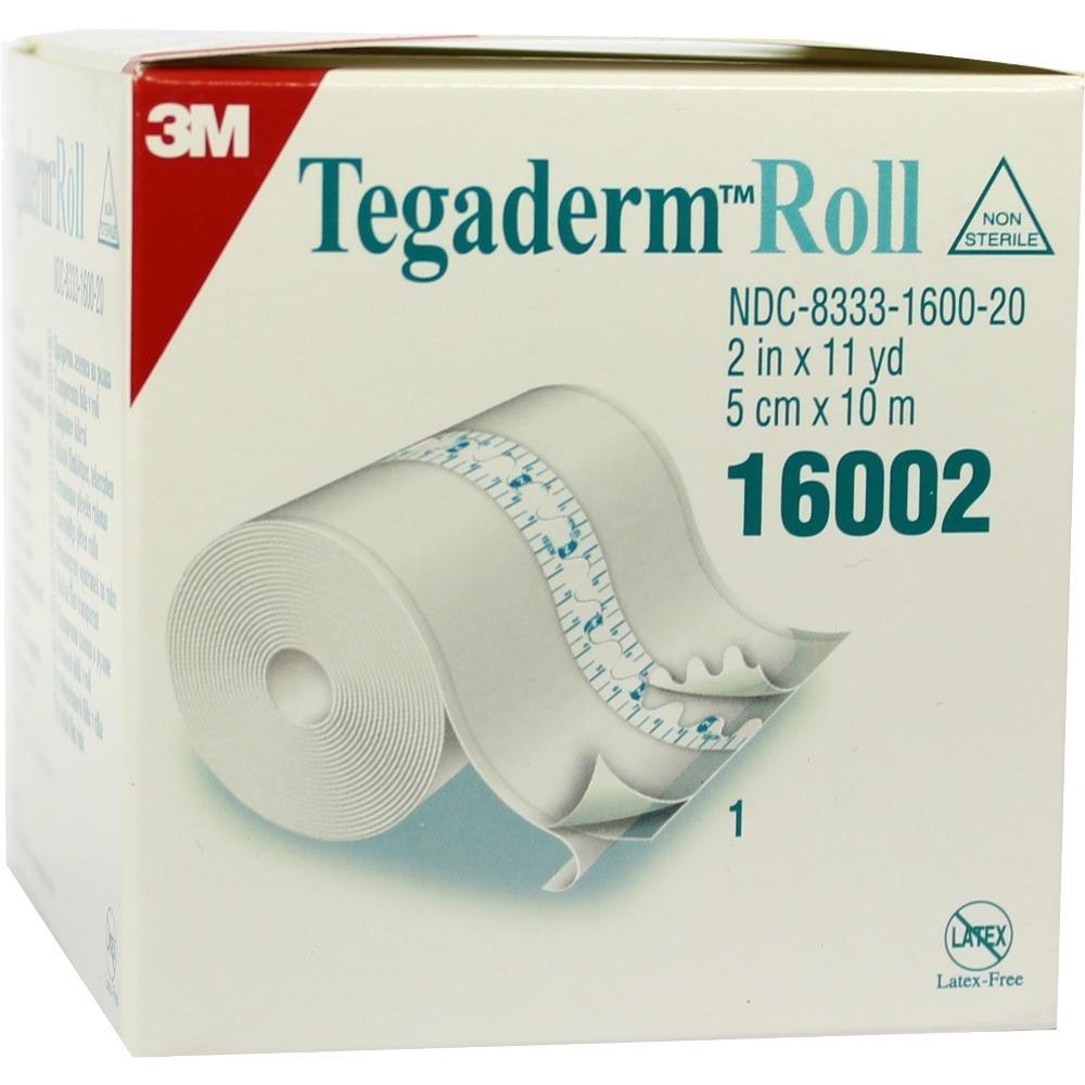 Eine Verpackung von 3M Tegaderm-Rolle, nicht steril, 5 cm x 10 m.