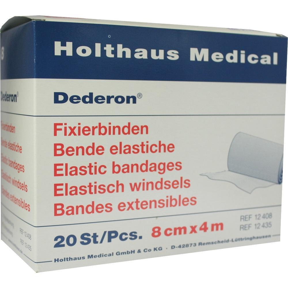 Eine Packung elastische Fixierbinden von Holthaus Medical.