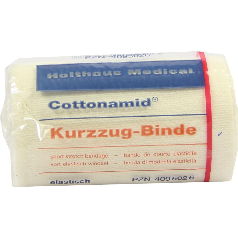 Eine verpackte elastische Kurzzugbinde f&uuml;r medizinische Zwecke.