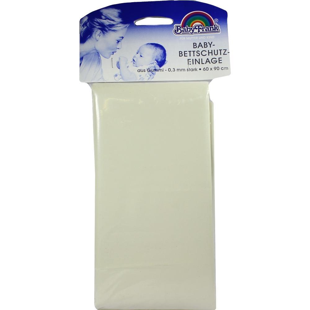 Verpackung einer Baby-Bettschutz-Einlage mit Mutter und Baby auf dem Etikett.