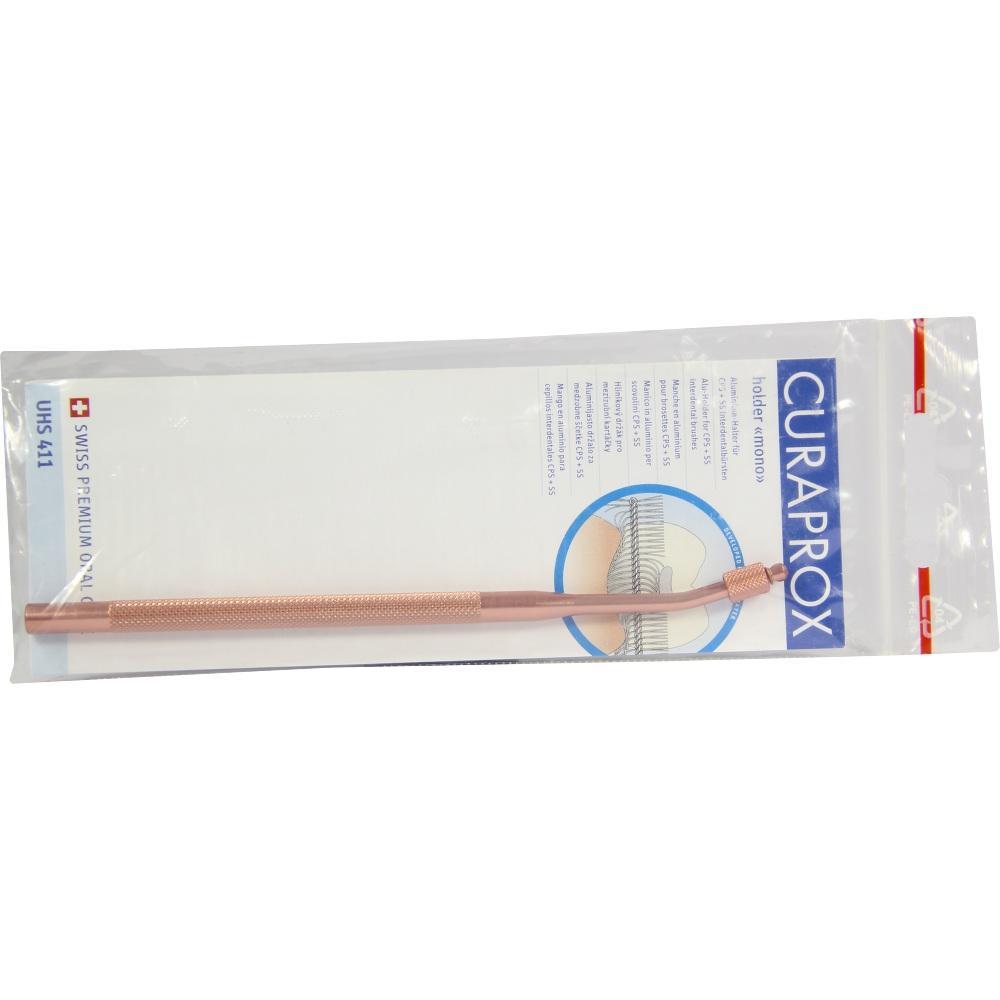 Eine verpackte Zahnreinigungsbürste liegt auf einem weißen Hintergrund.