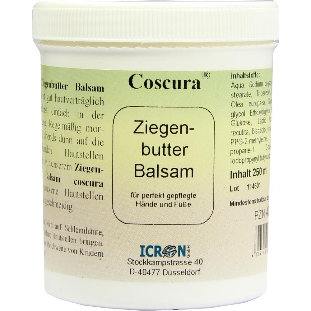 Eine Dose mit Ziegenbutter Balsam für Hände und Füße.