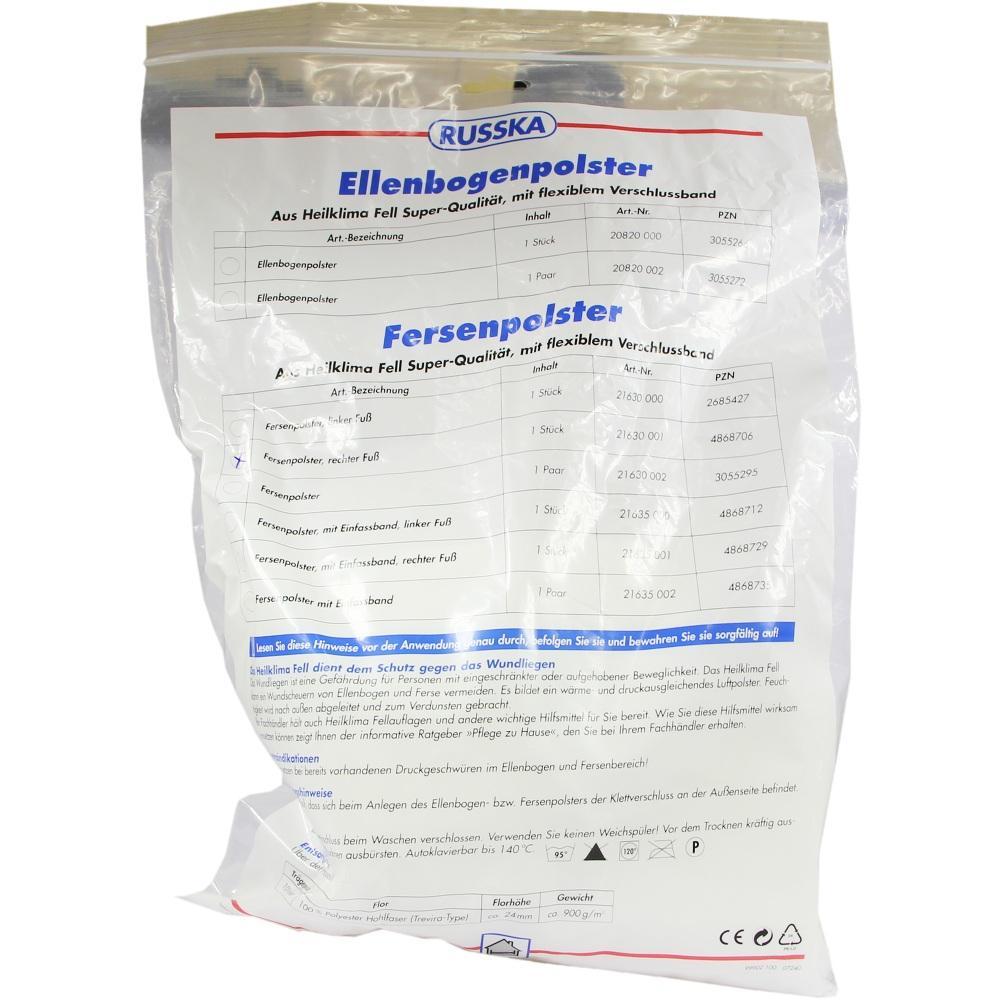 Eine Packung mit Ellenbogen- und Fersenpolstern von Russka.