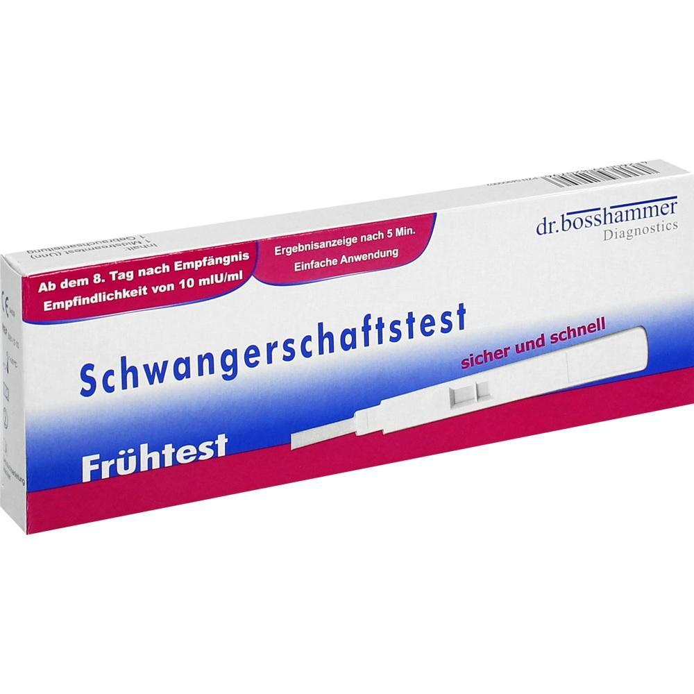 Eine Verpackung für einen Schwangerschaftstest, der schnell und einfach ist.