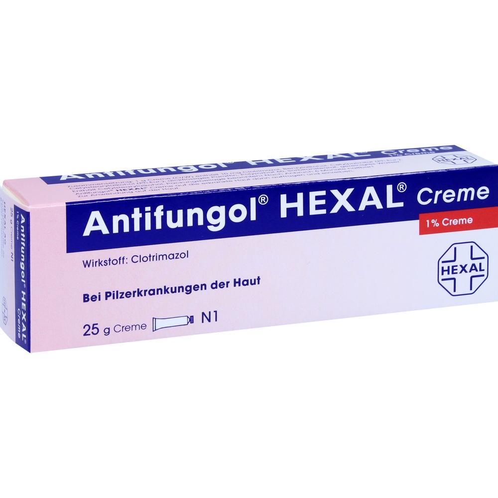 Eine Antifungol HEXAL Creme gegen Pilzkrankheiten der Haut.