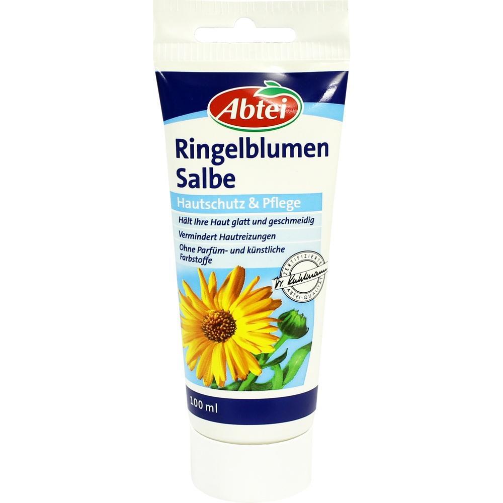 Tube mit Ringelblumensalbe für Hautschutz und Pflege, 100 ml.