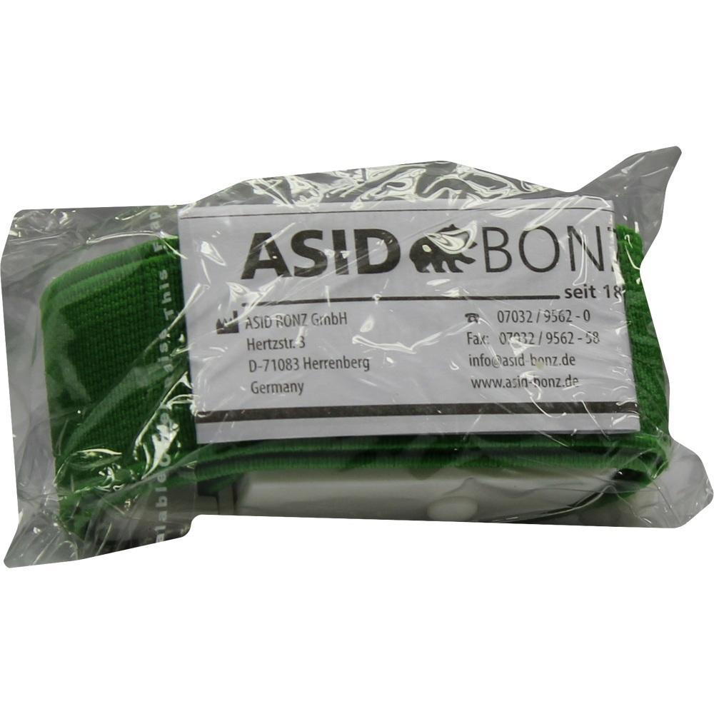 Eine gr&uuml;ne Bandage ist in Plastik verpackt.