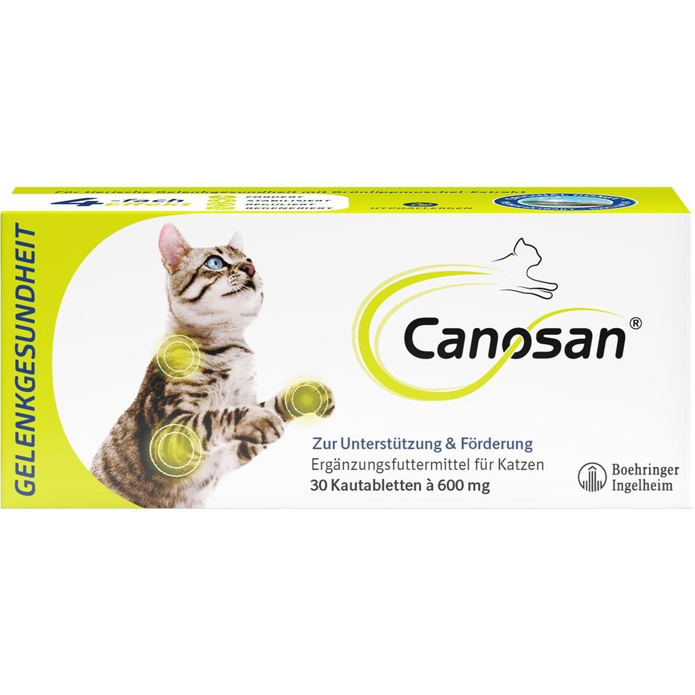 Katzennahrung zur Unterst&uuml;tzung der Gelenkgesundheit in einer Schachtel.