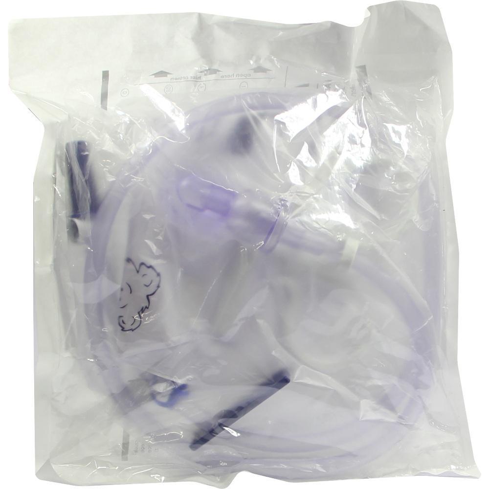 Verpacktes medizinisches Schlauchset in einer klaren Plastikt&uuml;te.