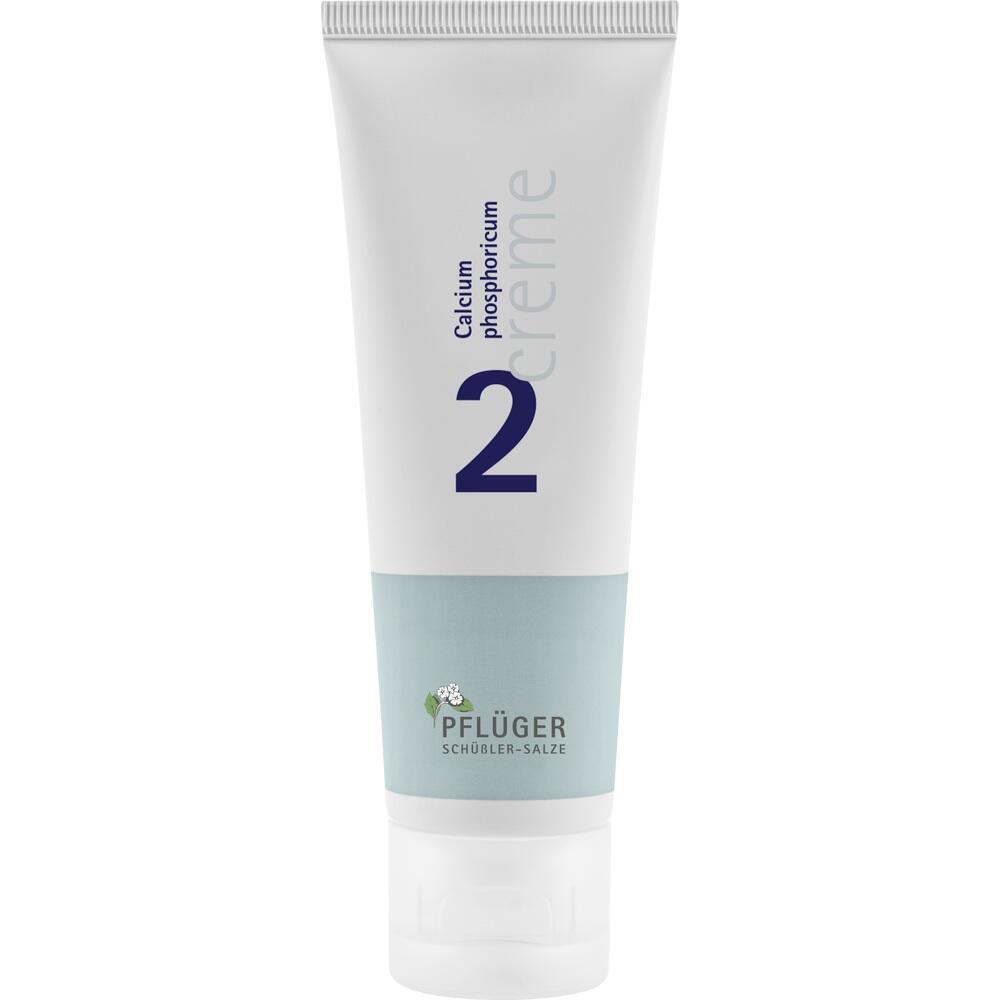 Weiße Tube mit blauer Aufschrift und der Zahl 2 darauf.