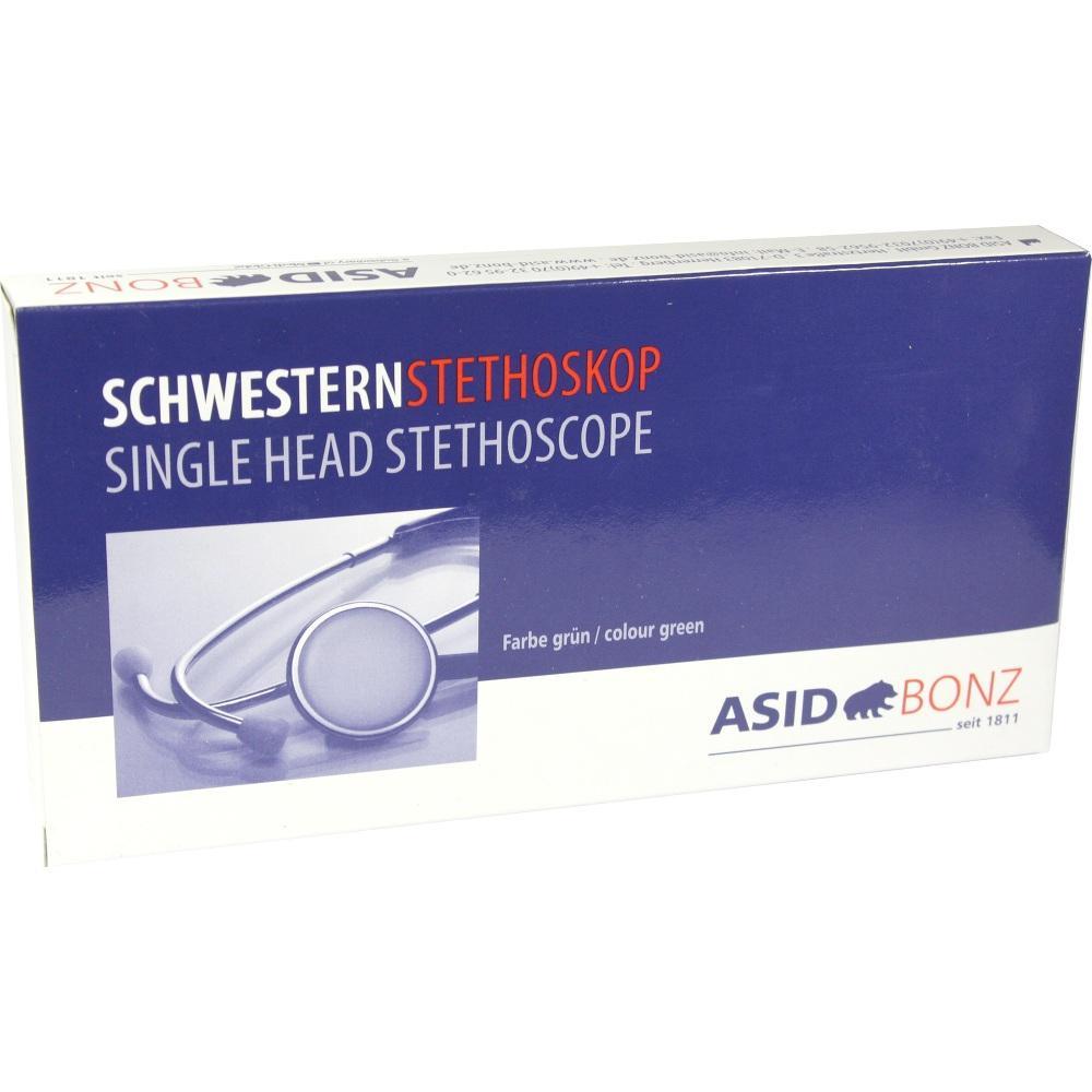 Verpackung eines gr&uuml;nen Schwesternstethoskops von ASID BONZ.