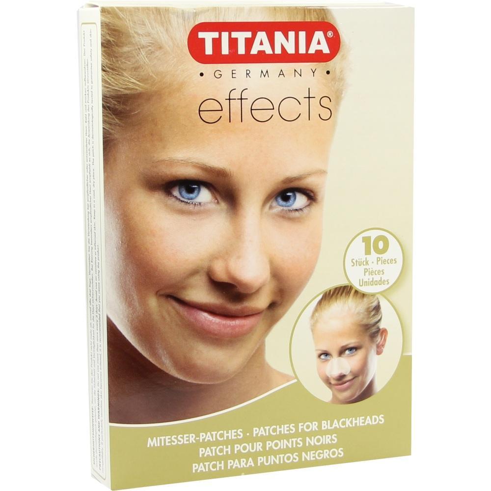 Eine Verpackung f&uuml;r Mitesser-Pflaster mit dem Gesicht einer l&auml;chelnden Frau.