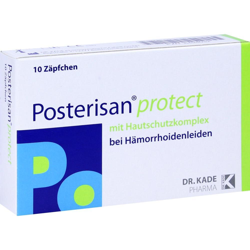Verpackung von Posterisan Protect zur Behandlung von Hämorrhoiden.
