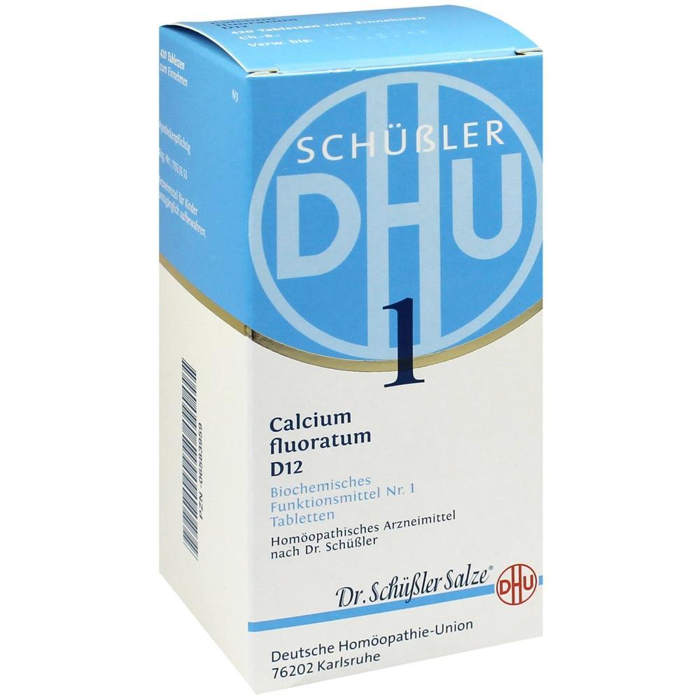 Eine Schachtel mit homöopathischen Tabletten von Dr. Schüßler.