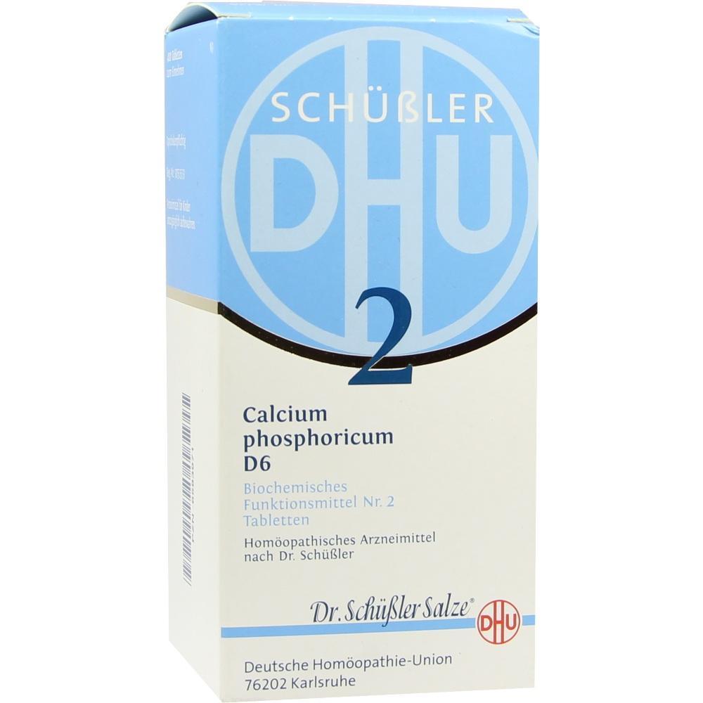 Eine Packung Schüßler-Salze Nummer 2 von der Deutschen Homöopathie-Union.